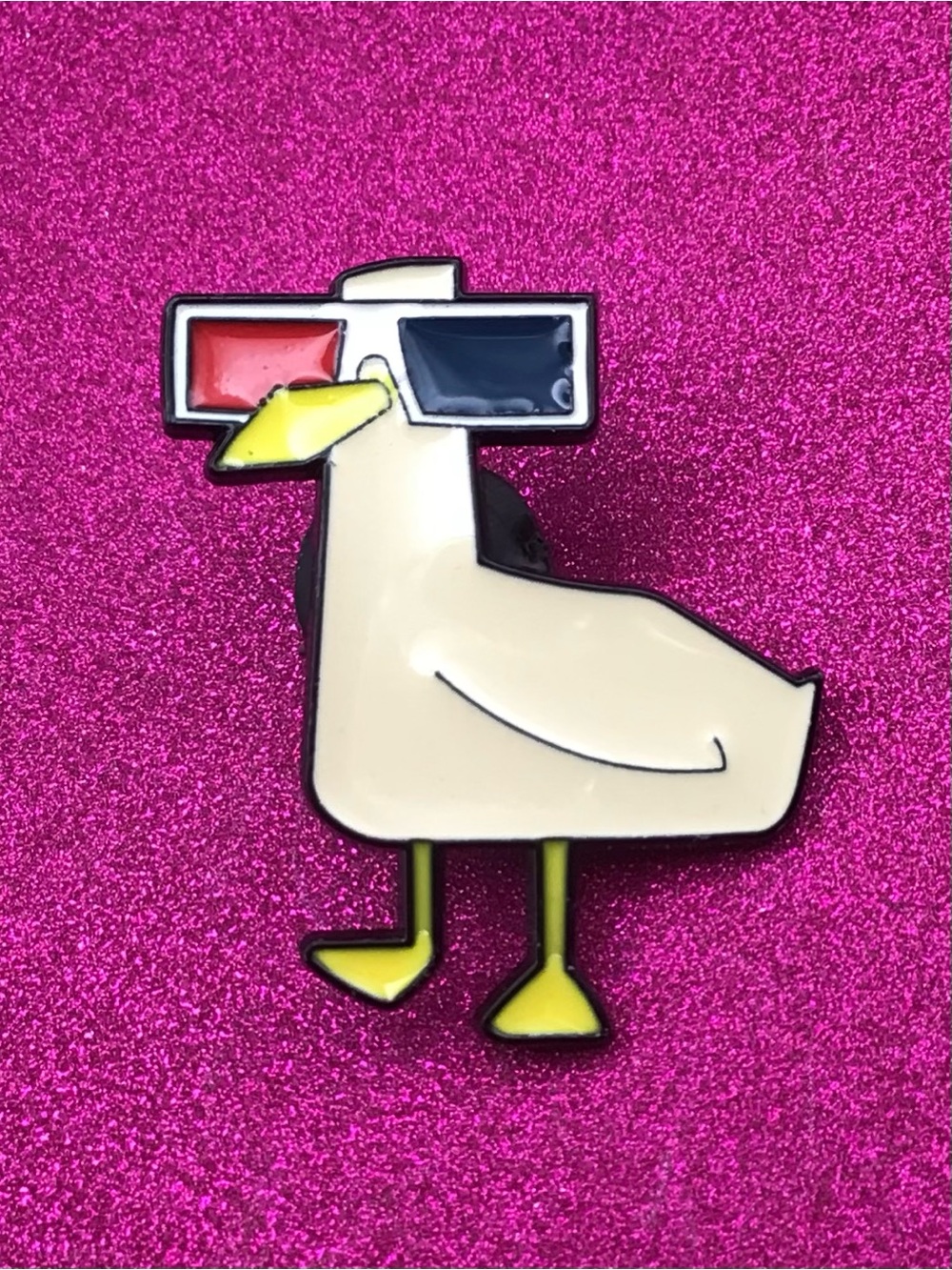 3D Gull Enamel Pin